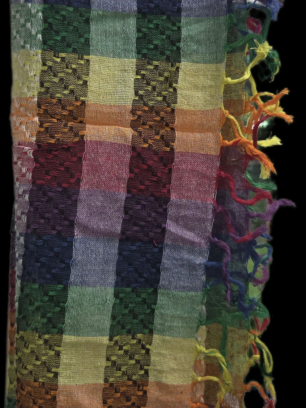 Samba Rainbow Keffiyeh Tahrir Scarf 13